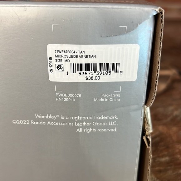 Wembley brown men’s slippers with memory foam size 8-9 new in original box - Picture 4 of 6